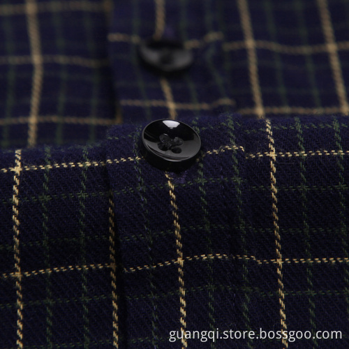 Fashion 100% cotton flannel shirt in autumn